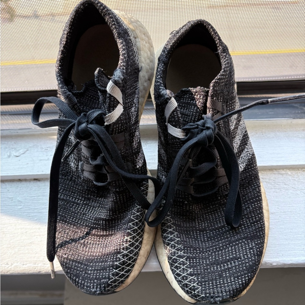 adidas Black and Gray Women's Sneakers
